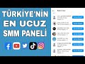 Türkiye'nin En Ucuz SMM Paneli - En Ucuz Takipçi Satın Alma Sitesi 2025