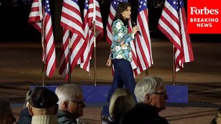 JUST IN: Heckler Interrupts Nikki Haley At South Carolina Rally—Then She Responds