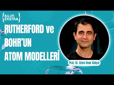 Rutherford ve Bohr'un atom modelleri görseli