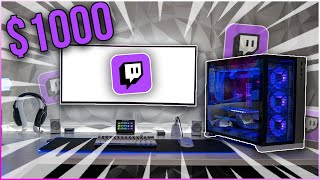 The BEST $1000 STREAMING Setup in 2023 (Gaming PC, Monitor, And more!) 😱