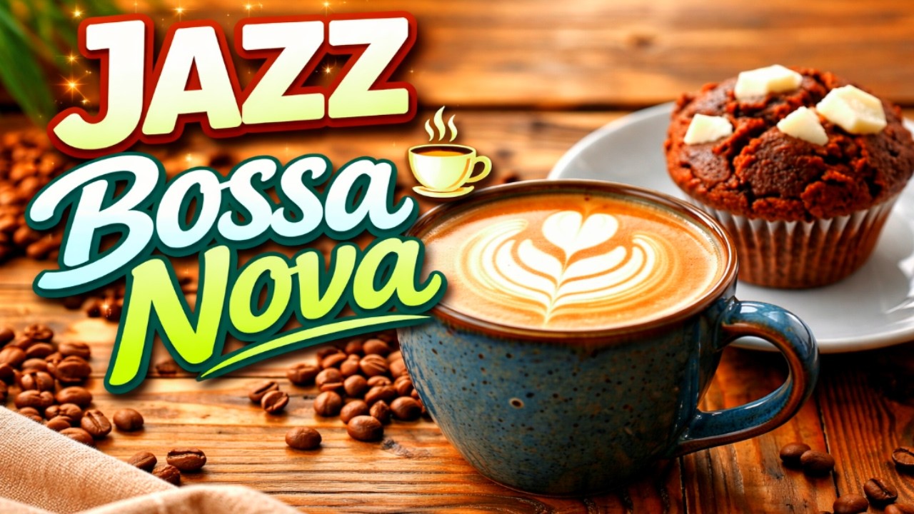 Morning Coffee Bossa Nova ☕ Smooth Jazz for Relaxing & Studying | Cozy Cafe Shop Lounge Music