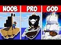 Minecraft NOOB vs PRO vs GOD : SECRET BLOCK PIRATE BOAT in Minecraft Animation