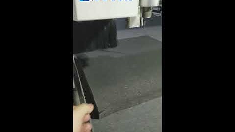 cnc oscillating tangential knife cutting foam  leather cut ACCTEK