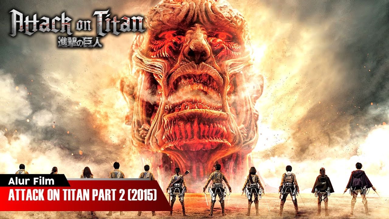 ⁣PERTEMPURAN AKHIR MELAWAN TITAN RAKSASA | ALUR CERITA FILM ATTACK ON TITAN PART 2 (2015)