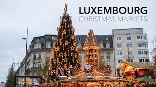 Luxembourg Christmas Markets 2023 || European Christmas Market Tour Part 3