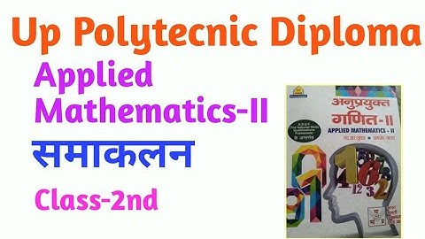 Applied Mathematics-2nd most important question 2021//Up Polytecnic Applied Mathematics-2nd