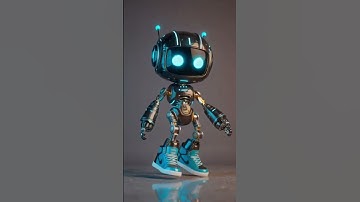 Futuristic Robot Dance 🤖✨ | Ultra Cute AI Animation | Viral Short