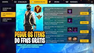AI SIM! PEGUE SKINS GRÁTIS DO FFWS, CALENDÁRIO SEMANAL E ...