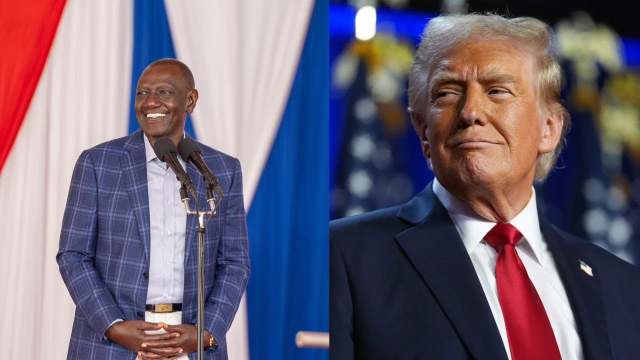 Trump And Ruto PRESIDENT RUTO FINALLY BREAKS HIS SILENCE ON USA PRESIDENT DONALD TRUMP ...