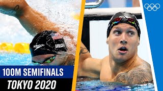 Full men's 100m freestyle semifinals | Tokyo 2020