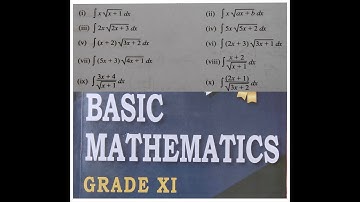 Integration in Nepali Ex-18.1 Q.no 4 complete solution