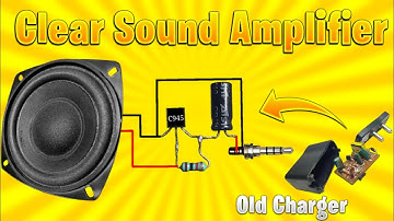 How to make a amplifier with C945 Transistor | Old Charger to Amplifier | SKR Electronics Lab