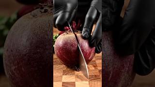 Cutting Beetroot | ASMR #ASMRCutting#SatisfyingSounds#flyxo #KitchenASMR#SharpKnife#Oddly
