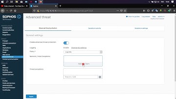 Enable ATP - Sophos XG Firewall