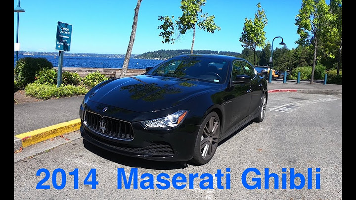 It's been six years. How about 2k14 Maserati Ghibli？：）