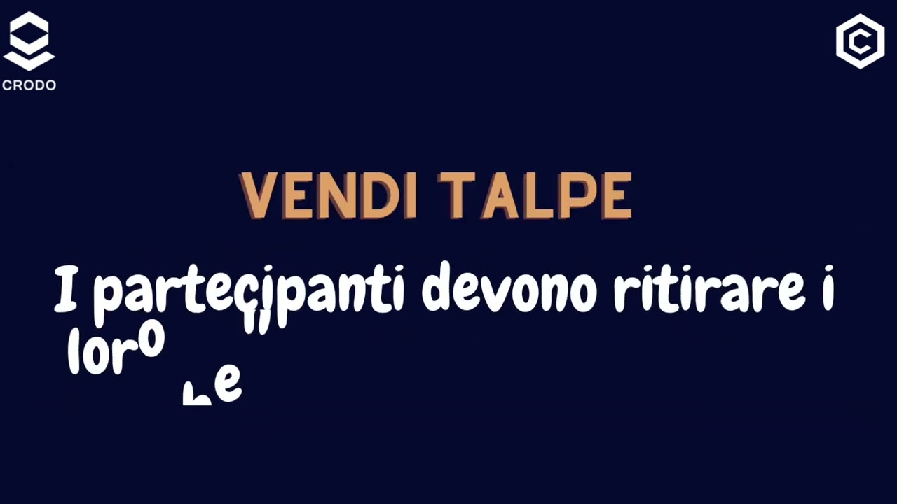 Fasi del progetto su Cronos@Crodo_io 