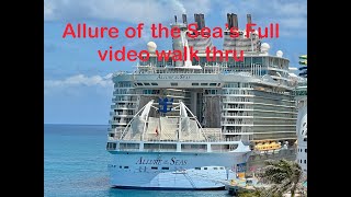 Allure of the Seas Full Ship Walk Thru