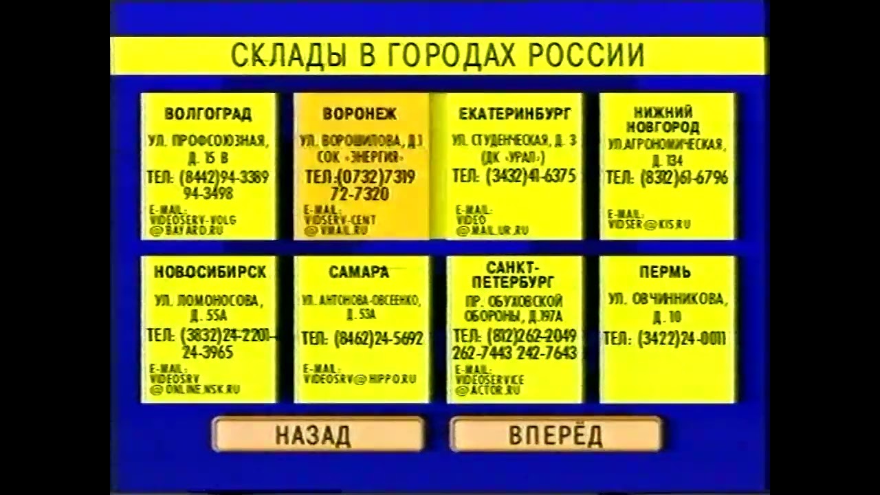 Начало кассеты "На самом дне океана" (Видеосервис, 1999) - YouTube