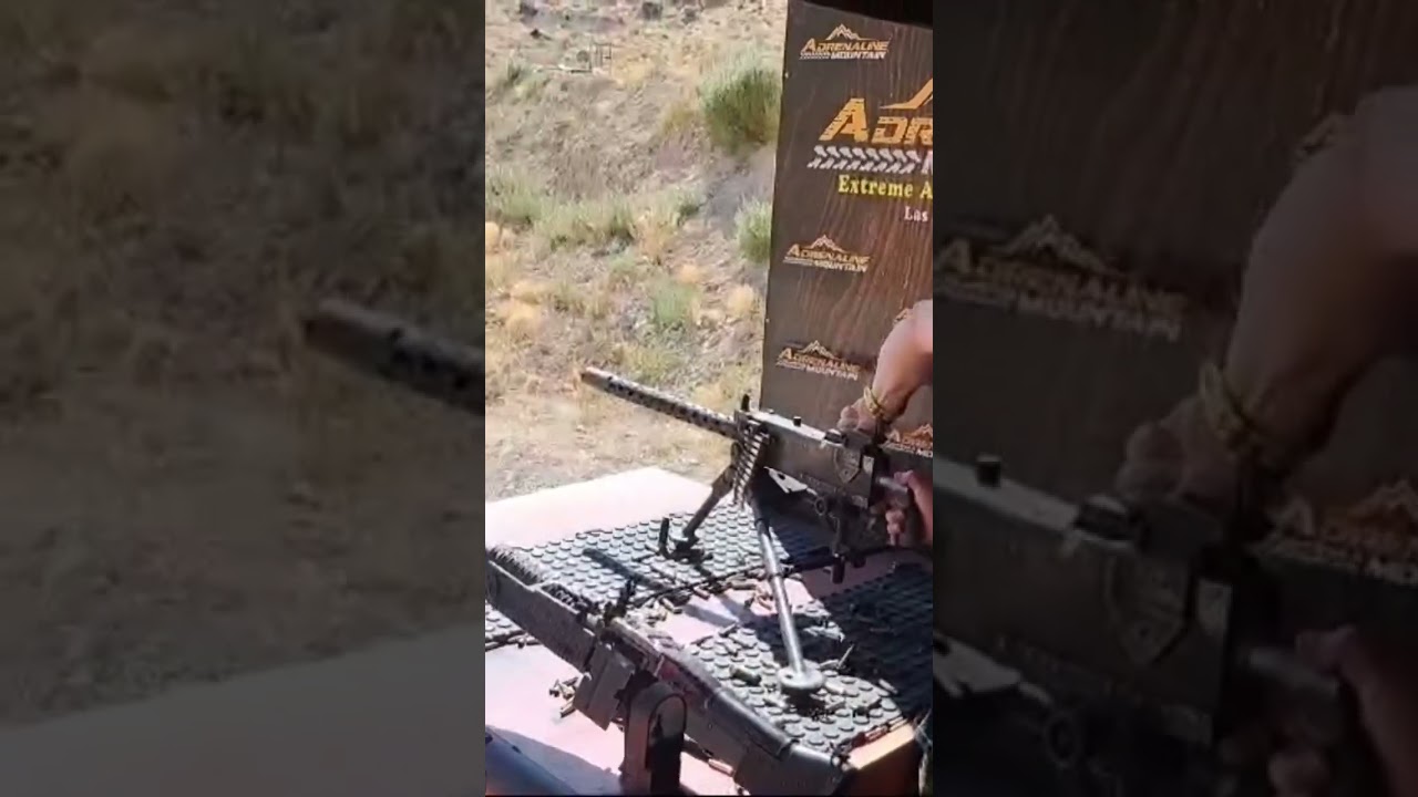 Big Gav letting the Browning Rip #vegas #lasvegas #fun #lasvegaslife #gunshow  #gunsounds #glock34