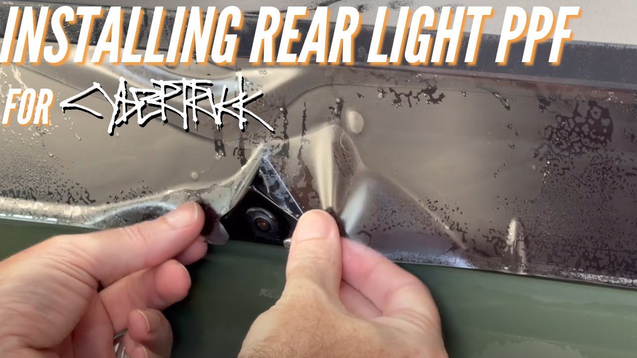 Cybertruck Rear Light Part Rear Light Protection (PPF) for Cybertruck - YouTube
