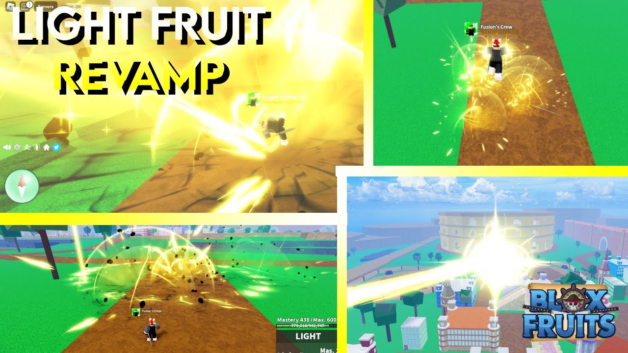 NEW REVAMPED LIGHT LIGHT FRUIT SHOWCASE - Blox Piece