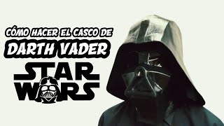 Cómo hacer el casco de DARTH VADER con cajas y papel FACIL y RAPIDO 🌌🌌🌌