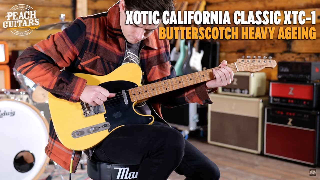 No Talking...Just Tones | Xotic California Classic XTC-1 - Butterscotch Heavy Ageing