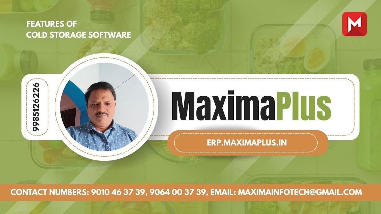 MaximaPlus Complete Cold Storage Software - YouTube