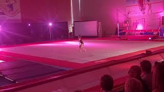 demo routine au sol spectacle viagym 2022 kelly