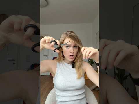 Ich schneide mir einen Pony😱