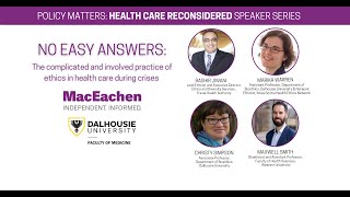 No Easy Answers: The complicated and involved practice of ethics in health care during crises