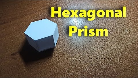 How to make a Hexagonal Prism out of paper
