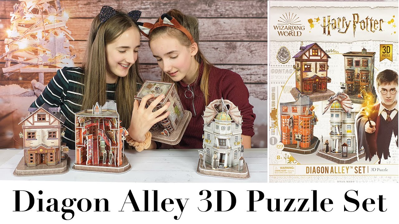 Building the Harry Potter Diagon Alley 3d Puzzle (advert) 