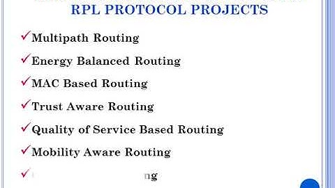 RPL PROTOCOL PROJECTS | RPL PROTOCOL THESIS | RPL PROTOCOL PROJECTS EXAMPLES