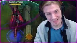 Hashinshin Gets Asked to Try Nightblue3 Full Crit Aatrox Build  Best of LoL Streams #307