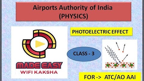 Photoelectric Effect | ATC AO 2021 | DUAL NATURE OF LIGHT | MODERN PHYSICS | SANDEEP GANGWAR SIR