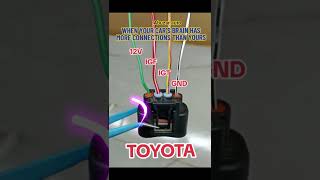 Toyota Corolla ignition coil wiring diagram #toyota