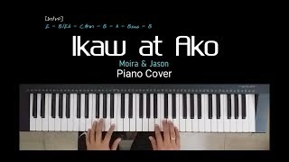 Ikaw at Ako Piano Cover - Moira & Jason | With Lyrics and Chords chords