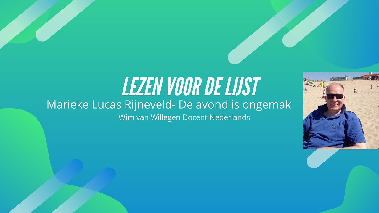 Marieke Lucas Rijneveld - De avond is ongemak - YouTube