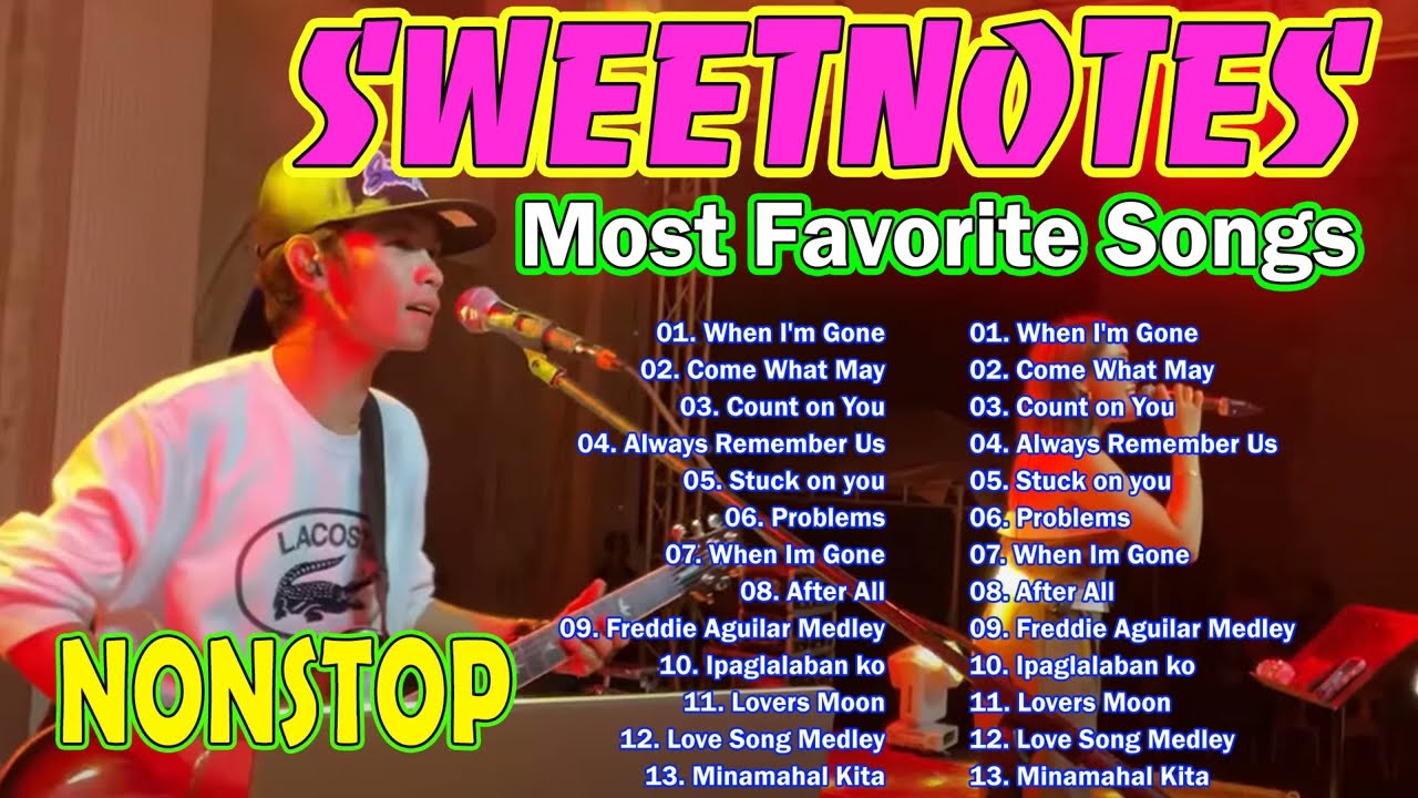 SWEETNOTES NONSTOP Best Favorite Songs Playlist 2024 💟SWEETNOTES Music Love Songs Cover #sweetnotes