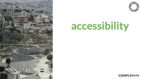Dimension 7: Accessibility (Introduction to Urbanisation-sensitive Programming USP)