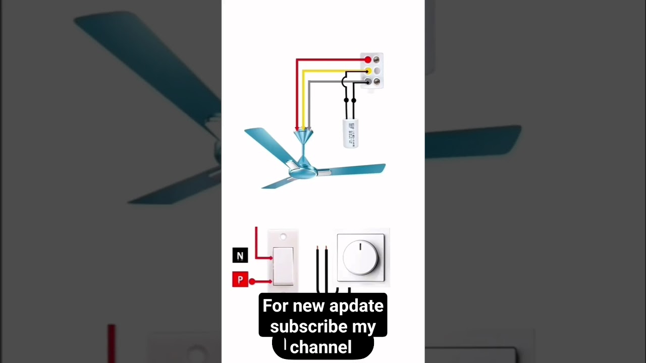 switch board se pankhe ki wiring kese kre