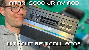 Atari 2600 Jr: AV Composite Mod (No RF Modulator Box)
