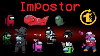 1 Hour of Among Us Impostor Gameplay #9 - No Commentary [1080p60FPS]