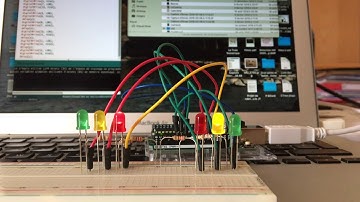 Prototype de feux de carrefour routier avec Arduino Uno pour réseau de train modèle réduit