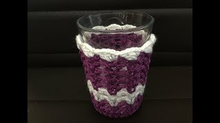 غلاف الكأس بالكروشي/ cup cover crochet