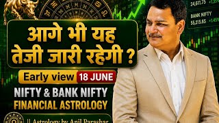 18th June Nifty/ Bank Nifty Financial Astrology और राशि फल view
