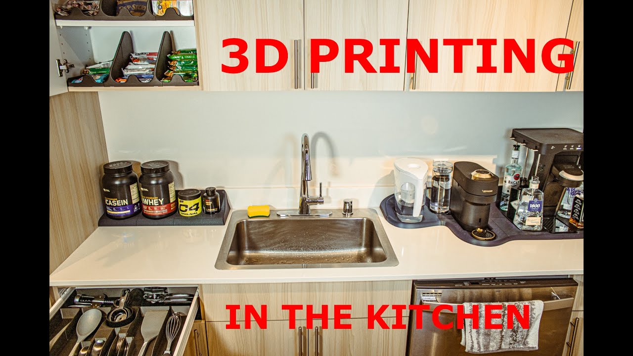 kitchen prints: the ideal solution for kitchen decor... My Top 5 3D Prints in the Kitchen - YouTube
