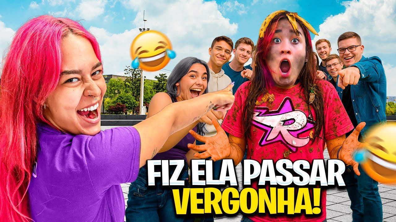 FIZ A EMILLY PASSAR VERGONHA EM PÚBLICO *ficou com raiva