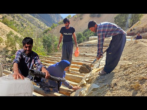 Tuba Cooks Hojjat Builds A Roof Life In Nature